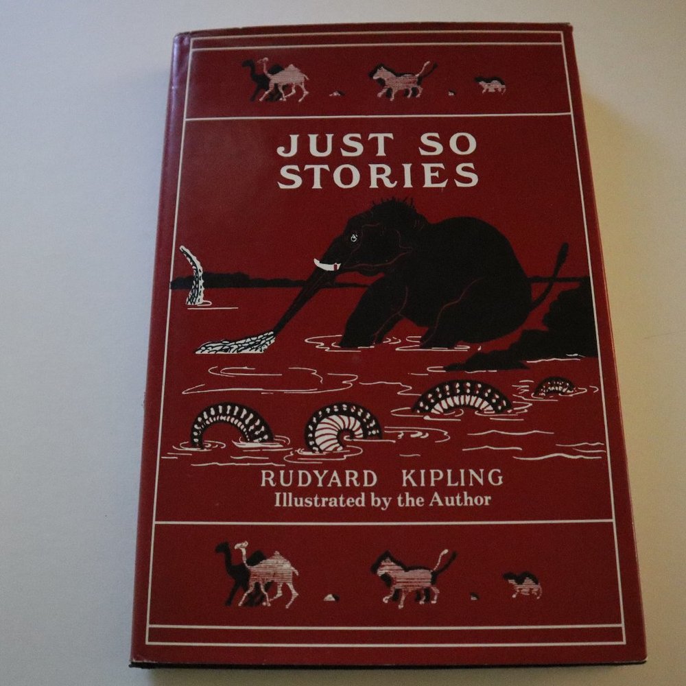 Just So Stories Rudyard Kipling 1978 Hardback Book Red Dust Jacket Illustrated